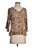 Rose & Thyme Tan 3/4 Sleeve Blouse Size S - photo 1