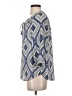 Q&A 100% Polyester Blue 3/4 Sleeve Blouse Size XS - photo 5