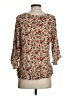 Rose & Thyme Tan 3/4 Sleeve Blouse Size S - photo 2