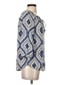 Q&A 100% Polyester Blue 3/4 Sleeve Blouse Size XS - photo 4