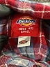 Dickies Plaid Burgundy Long Sleeve Button-Down Shirt Size S - photo 7