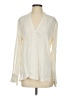 Reiss 100% Viscose Ivory Long Sleeve Blouse Size 4 - photo 1
