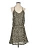 Quinn 100% Polyester Metallic Silver Cocktail Dress Size S - photo 1