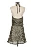 Quinn 100% Polyester Metallic Silver Cocktail Dress Size S - photo 2