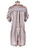 En Creme 100% Rayon Stripes White Romper Size L - photo 2