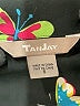 TanJay 100% Polyester Print Black 3/4 Sleeve Blouse Size S - photo 7