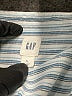 Gap Stripes Blue 3/4 Sleeve Blouse Size L - photo 7