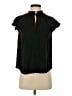 Catherine Malandrino 100% Polyester Black Short Sleeve Blouse Size XS - photo 1