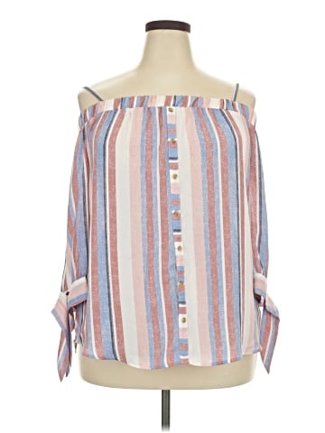 Iz Byer 3/4 Sleeve Blouse (view 1)