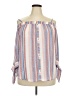 Iz Byer 100% Polyester Blue 3/4 Sleeve Blouse Size XXL - photo 1