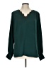 Express 100% Polyester Teal Long Sleeve Blouse Size L - photo 1