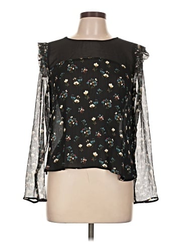 Zara Basic Long Sleeve Blouse (view 1)