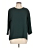 Uniqlo 100% Polyester Green 3/4 Sleeve Blouse Size L - photo 1
