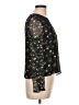 Zara Basic Black Long Sleeve Blouse Size L - photo 4