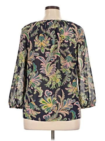 Chaps 3/4 Sleeve Blouse (view 2)