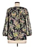 Chaps 100% Polyester Green 3/4 Sleeve Blouse Size XL - photo 2