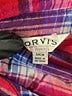 Orvis Plaid Red Long Sleeve Button-Down Shirt Size S - photo 7