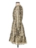 J.Crew 100% Polyester Paisley Ivory Casual Dress Size XS - photo 5