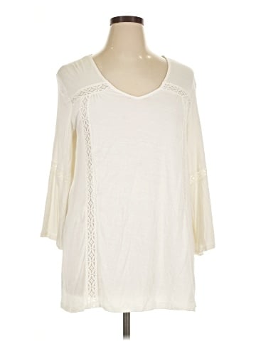 New Directions 3/4 Sleeve Top (view 1)