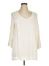 New Directions Ivory 3/4 Sleeve Top Size XL - photo 1