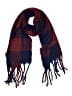 Jessica McClintock Plaid Burgundy Scarf One size - photo 1