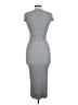 Say What? 100% Polyester Solid Gray Cocktail Dress Size L - photo 2