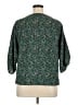 Ann Taylor LOFT Teal 3/4 Sleeve Blouse Size XL - photo 2