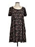 Nine Britton Paisley Black Casual Dress Size L - photo 1
