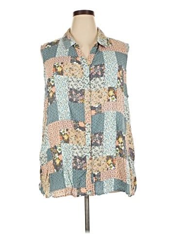 Serengeti Sleeveless Button-Down Shirt (view 1)