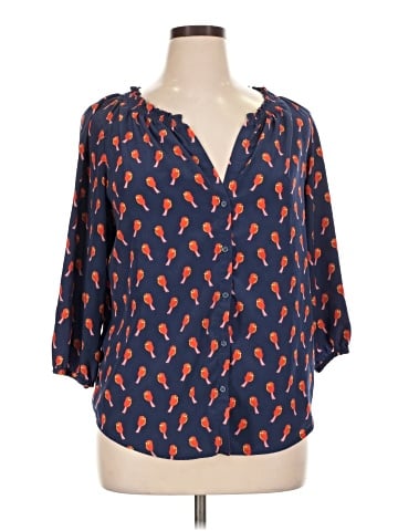 Old Navy 3/4 Sleeve Blouse (view 1)