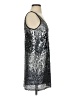 Express 100% Polyester Metallic Silver Cocktail Dress Size S - photo 4