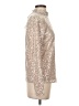 Sugarlips Metallic Silver Long Sleeve Top Size S - photo 4