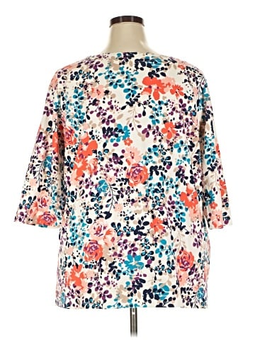 Jessica London 3/4 Sleeve Blouse (view 2)