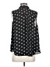Elle 100% Polyester Polka Dots Black Sleeveless Blouse Size L - photo 2