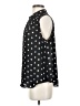 Elle 100% Polyester Polka Dots Black Sleeveless Blouse Size L - photo 5