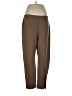 J.Jill Solid Brown Casual Pants Size L - photo 1