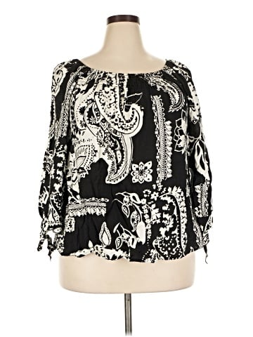 Unique Spectrum 3/4 Sleeve Blouse (view 1)