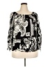 Unique Spectrum Black 3/4 Sleeve Blouse Size 2X - photo 1