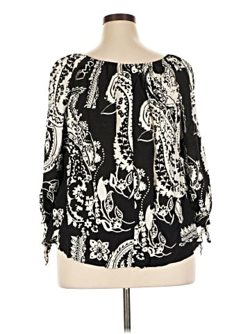 Unique Spectrum 3/4 Sleeve Blouse (view 2)