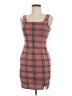 Popular Basics Plaid Red Cocktail Dress Size M - photo 1