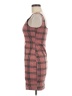 Popular Basics Plaid Red Cocktail Dress Size M - photo 5