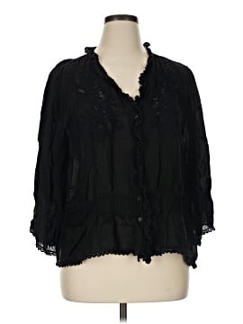 Johnny Was 3/4 Sleeve Blouse