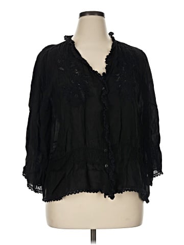 Johnny Was 3/4 Sleeve Blouse (view 1)