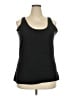 Hanes 100% Cotton Black Tank Top Size 2X - photo 1