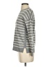 Adrienne Vittadini 100% Cashmere Stripes Gray Cashmere Pullover Sweater Size XS - photo 5