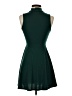 Prince & Fox Solid Green Cocktail Dress Size XS - photo 2