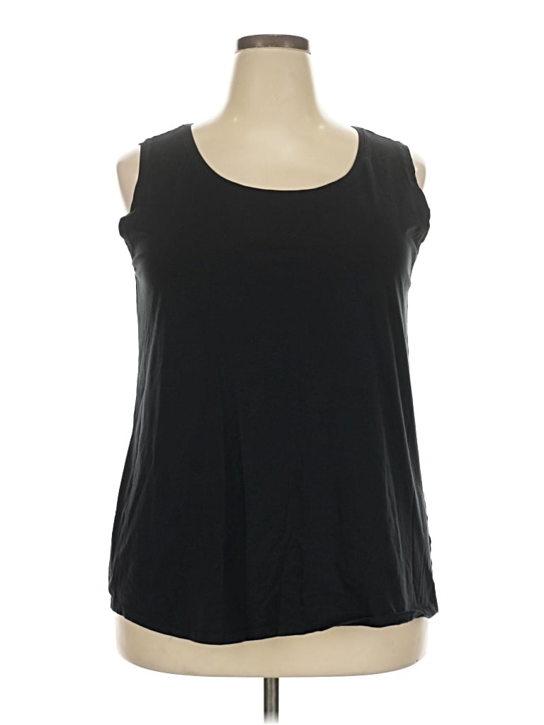Pre-owned Purejill Sleeveless T-shirt In Black