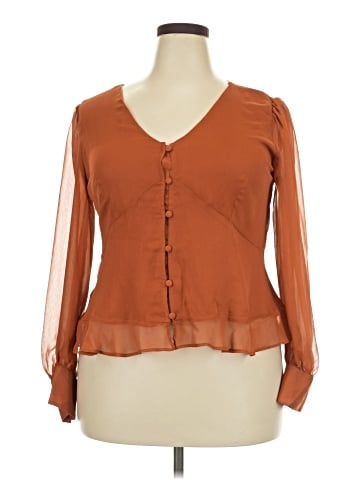 Nine West Long Sleeve Blouse (view 1)