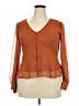 Nine West Brown Long Sleeve Blouse Size XXL - photo 1