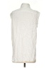 H&M 100% Viscose Ivory Sleeveless Button-Down Shirt Size XS - photo 2